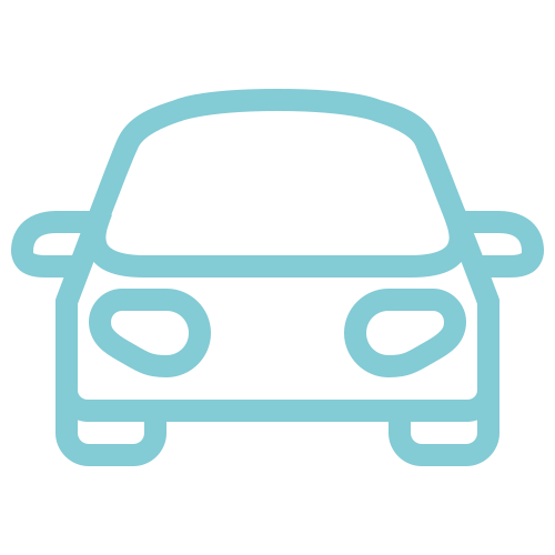 Car icon representing transport assistance